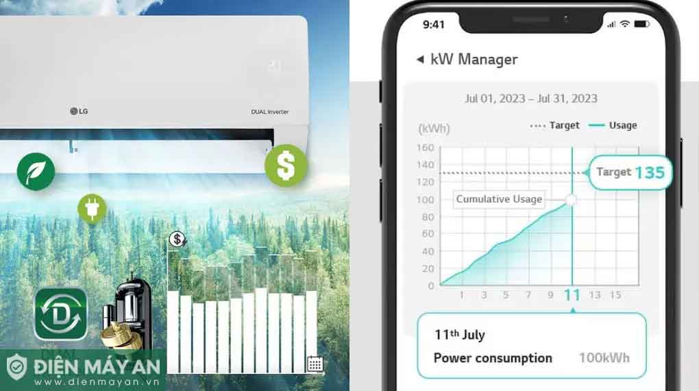 Điều Hòa LG Inverter 9000 BTU 1 Chiều IEC09G2